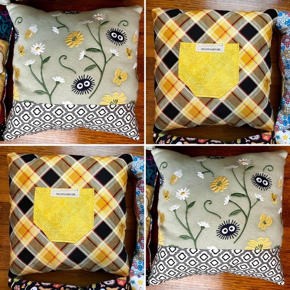 Panic in Polkadots Other - Tooth Fairy Pillow - Soot Sprite Totoro